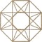 Ekena Millwork Guardian Wood Fretwork Pierced Ceiling Medallion, Hickory, 20"OD x 7 3/4"ID x 3/8"T CMWP20X20X0375GDHI - alternate 5